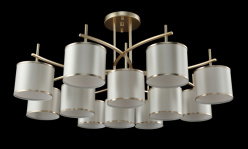 Цена на Люстра на штанге Crystal Lux SERGIO PL8+4 GOLD