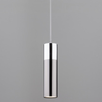 Фото Подвесной светильник Eurosvet 50135/1 LED хром/черный жемчуг