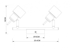 Цена на Спот ARTE Lamp A1906PL-2WH