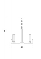 Подвесная люстра Freya FR5214PL-05BS Купить Подвесная люстра Freya FR5214PL-05BS