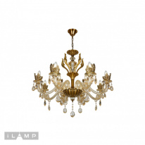 Подвесная люстра iLamp 61078-8+4 BR в интернет магазине Гет Лайт