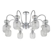 Люстра на штанге Escada 1141/8PL Chrome/Clear в интернет магазине Гет Лайт