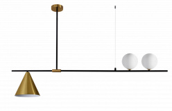 Люстра на штанге Moderli V4001-3P Фото Люстра на штанге Moderli V4001-3P