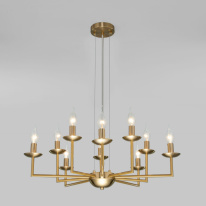 Фото Подвесная люстра Eurosvet 60150/10 латунь