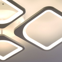 Купить с доставкой по Москве и России Накладная люстра DeMarkt 424012704