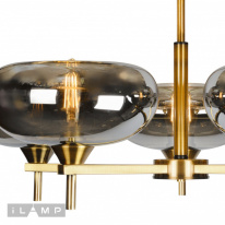 Купить Люстра на штанге iLamp 6607/5 GD