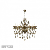 Подвесная люстра iLamp 61082-8 BR в интернет магазине Гет Лайт
