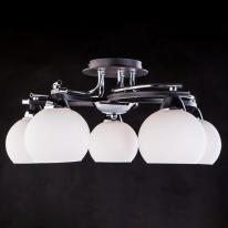 Цена на Накладная люстра Eurosvet 9654/5 хром/венге