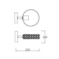 Бра Escada 679/1A White в интернет магазине Гет Лайт