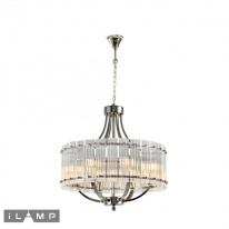 Подвесная люстра iLamp P9504-6 NIC Фото Подвесная люстра iLamp P9504-6 NIC