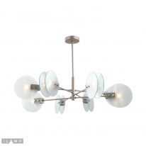 Фото Люстра на штанге iLamp 15598-8 SN+CL