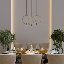 Купить Подвесной светильник Eurosvet 50257/3 LED черный/ латунь