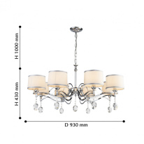 Купить Подвесная люстра Favourite 2707-8P