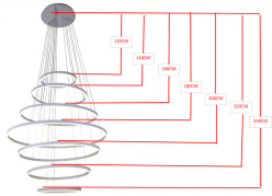 Каскадная люстра Kink Light 08537,01(4000K) Купить Каскадная люстра Kink Light 08537,01(4000K)
