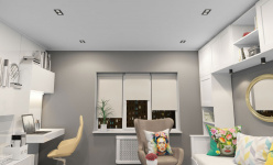 Купить Встраиваемый светильник Denkirs DK3072-BK+WH