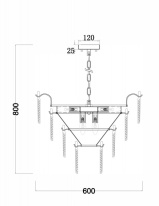 Каскадная люстра Freya FR5143PL-09G в интернет магазине Гет Лайт