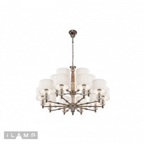 Подвесная люстра iLamp P2404-10+5 Nickel в интернет магазине Гет Лайт