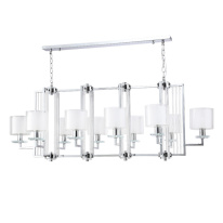 Цена на Подвесная люстра Crystal Lux NICOLAS SP10 L1300 NICKEL/WHITE