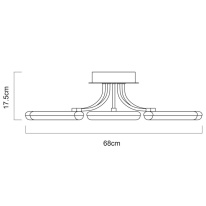 Цена на Накладной светильник ARTE Lamp A9358PL-5WH