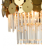 Цена на Каскадная люстра Natali Kovaltseva BEYOND 76015/10C GOLD
