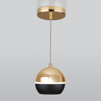 Фото Подвесной светильник Elektrostandard DLS023 9W 4200K черный/золото