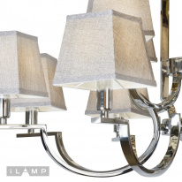 Подвесная люстра iLamp 6943-8+4 CR в интернет магазине Гет Лайт