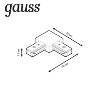 Коннектор Gauss TR108 Купить с доставкой по Москве и России Коннектор Gauss TR108