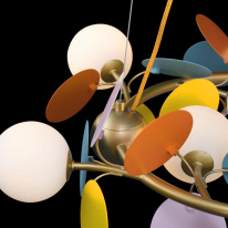 Купить с доставкой по Москве и России Детская люстра LOFT IT 10008/700 mult