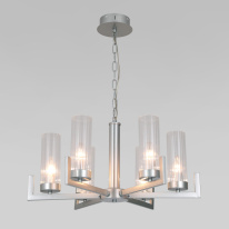 Фото Подвесная люстра Eurosvet 60133/6 серебро