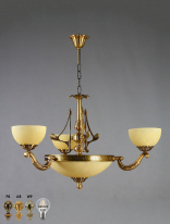 Купить Подвесная люстра AMBIENTE by BRIZZI 02166/3 AB