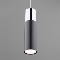 Подвесной светильник Eurosvet 50135/1 LED хром/черный Цена на Подвесной светильник Eurosvet 50135/1 LED хром/черный