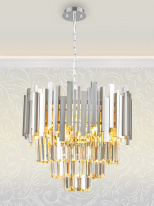 Купить Подвесная люстра Natali Kovaltseva VERTIGO 81440/6C SILVER