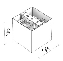 Купить Влагозащищенный светильник LeDron SKY OK Grey