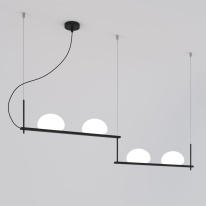 Фото Подвесная люстра Eurosvet 70145/4 черный