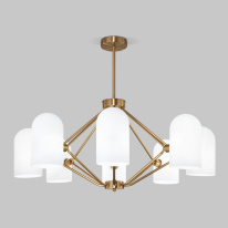 Купить Люстра на штанге Eurosvet 60157/8 латунь