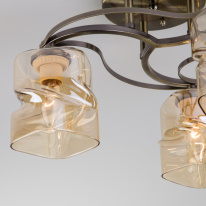 Купить Люстра на штанге Eurosvet 30158/3 античная бронза