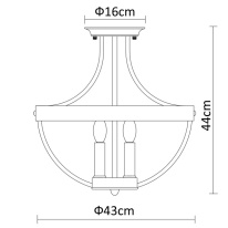 Цена на Люстра на штанге Divinare 9980/02 PL-3