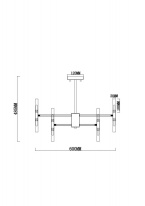 Купить Люстра на штанге Freya FR5046PL-24CH