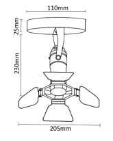 Купить Спот Crystal Lux CLT 413C WH