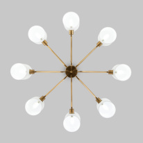 Цена на Люстра на штанге Eurosvet 60157/8 латунь