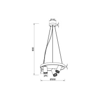 Цена на Подвесная люстра Vele Luce VL5784P03