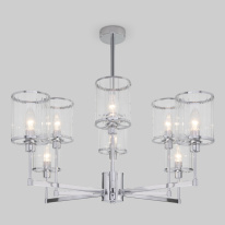 Фото Люстра на штанге Eurosvet 60144/8 хром