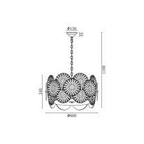 Купить с доставкой по Москве и России Подвесная люстра Vele Luce VL3203P08