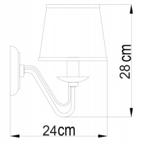 Бра ARTE Lamp A1150AP-1CC Цена на Бра ARTE Lamp A1150AP-1CC