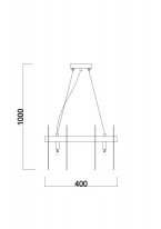 Подвесная люстра Freya FR5141PL-08BS2 Купить Подвесная люстра Freya FR5141PL-08BS2