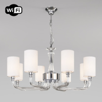 Фото Подвесная люстра Eurosvet 60120/8 хром Smart (60112/8)