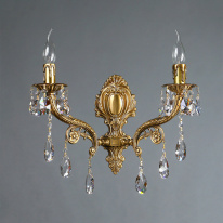 Фото Бра AMBIENTE by BRIZZI 8828/2 AB Tear Drop