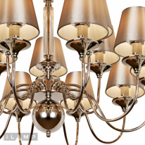 Цена на Подвесная люстра iLamp P2406-10+5 Nickel