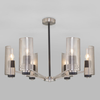 Фото Люстра на штанге Eurosvet 70139/6 никель