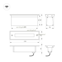 Тротуарный светильник Arlight 034827 в интернет магазине Гет Лайт